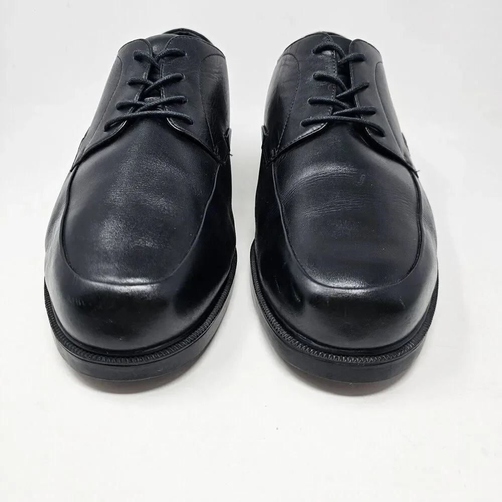 Propet‎ Executive Walker Leather Dress Shoes Mens Size 14 M1207 Black Oxfords